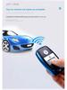 Чехол для ключа автомобиля Kia K3/K4: Совместим со Sportage, KX3, Yipao, KX57, Kaisen, CROSS, Sorento - Полужесткий чехол с пряжкой