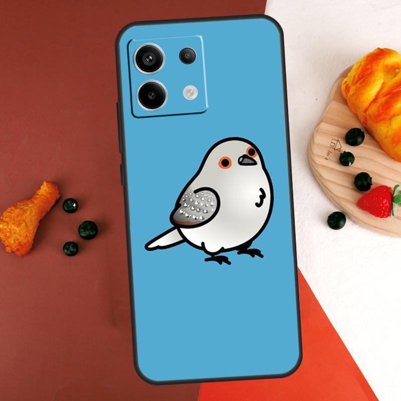 Чехол "Пухлая птичка" для Xiaomi Redmi Note 14 9 10 11 12 13 Pro 9S 10S 11S 12S Redmi 13C 10C 12C 14C Чехол