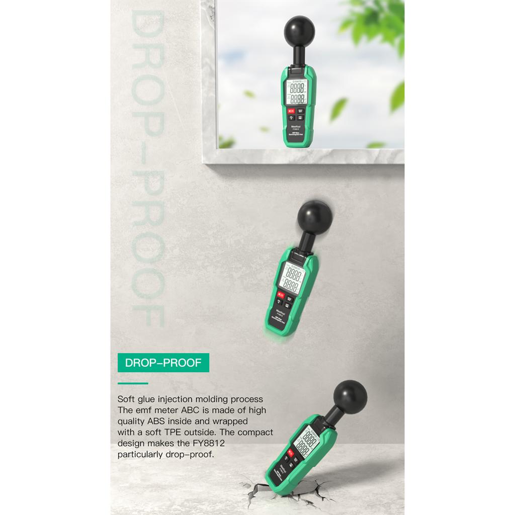 Mastfuyi EMF Meter Electromagnetic Field Tester High Precision Electromagnetic Radiation Testing