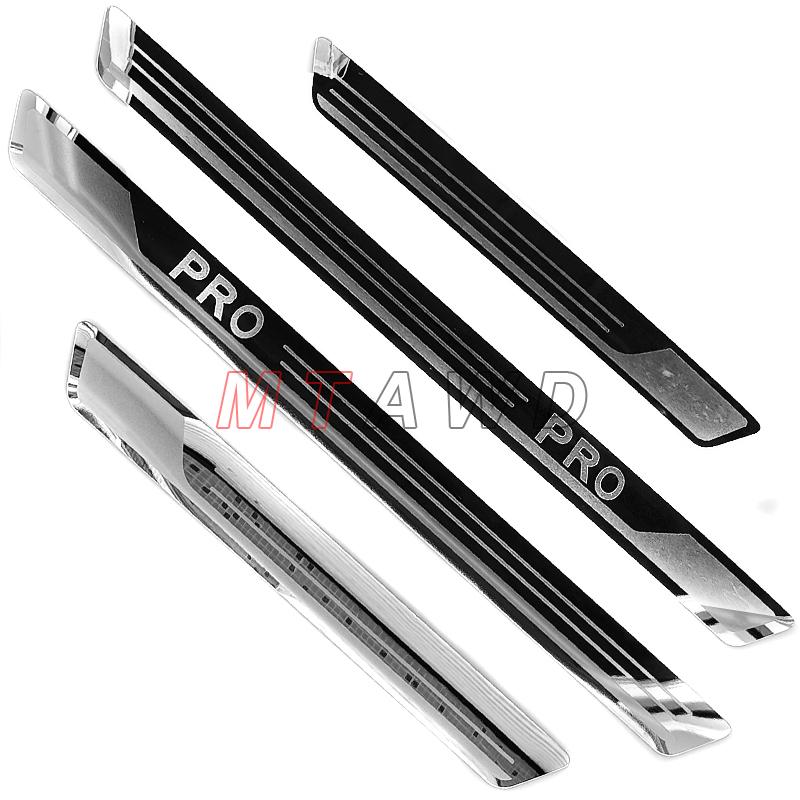 For Volkswagen Vw Golf 7 MK 6 5 4 VII Accessory Ultrathin Stainless Chrome Car Door Sill Scuff Plate Guard Pedal Protector Cover