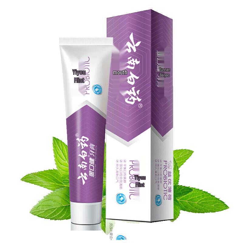 Зубная паста Yunnan Baiyao с wintergreen и мятой, 4 шт.