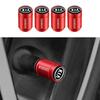 UPVD5 4PCS 3D Metal Tire Valve Caps Car Tyre Air Stems Cover Decorate For KIA Sportage Rio Ceed Picanto K5 K9 Sorento Accessories