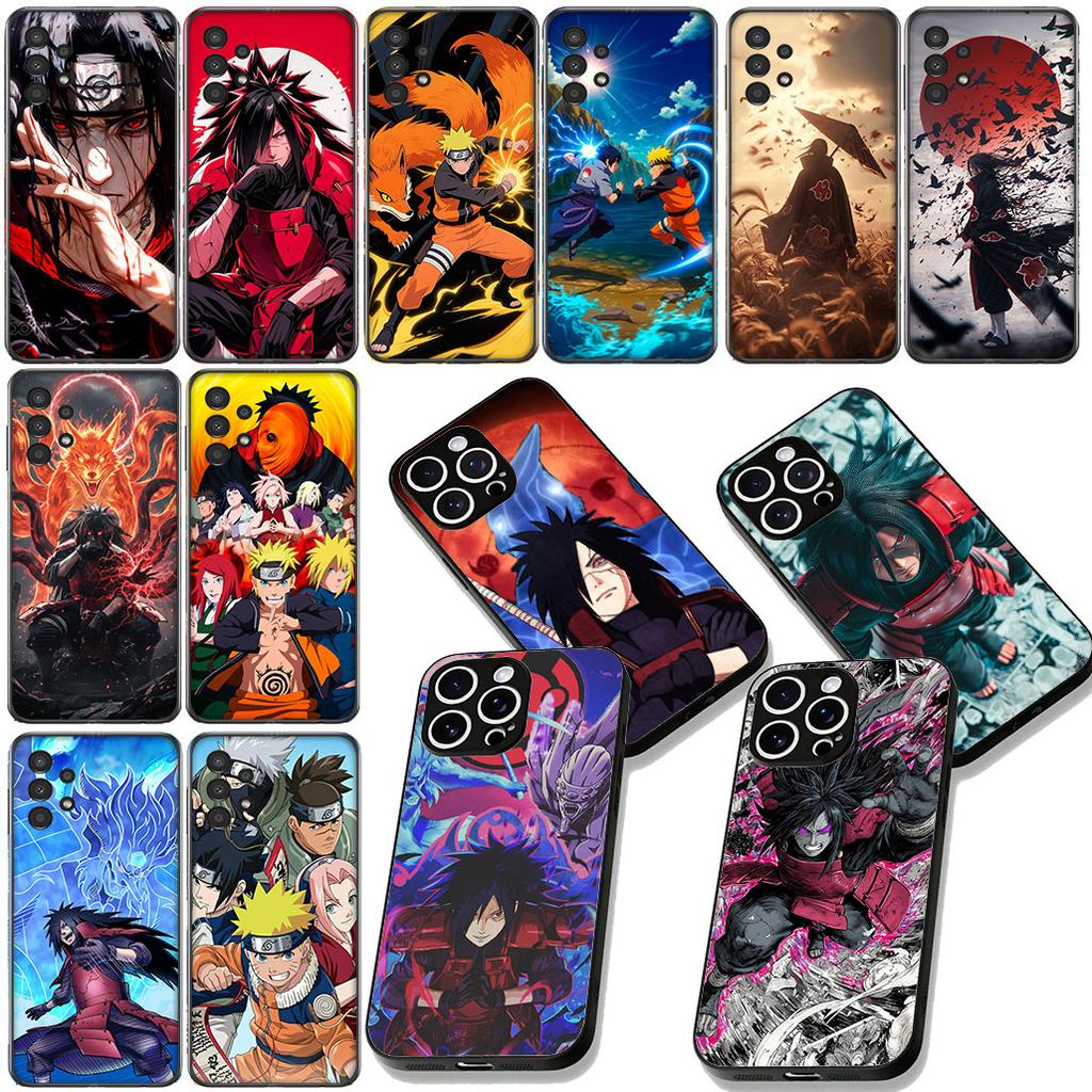 Madaras Uchiha Itachi Narutos Sasuke Phone Case for Apple iPhone 16 17 Air 14 15 Pro Max Plus 16+ 16E 14+ ProMax Soft Cover
