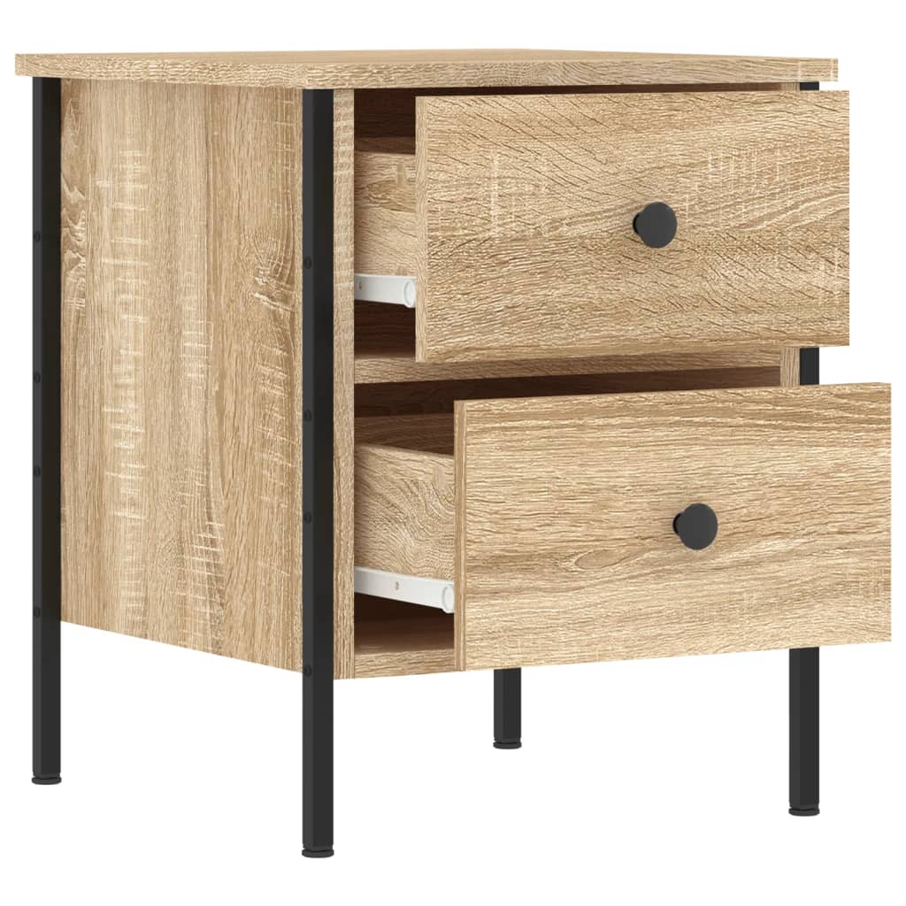 Nightstand Sonoma Oak 40x42x50 cm Engineered Wood