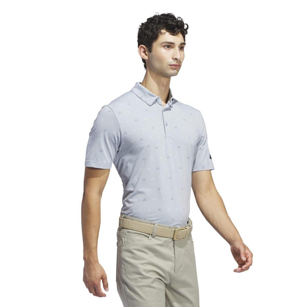 Adidas Mens Go-To Crest Golf Polo Shirt