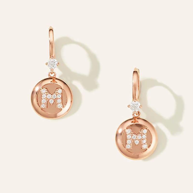 METROCITY JEWELRY M Basic Sterling Silver Rose Earrings A231SE9013RPA