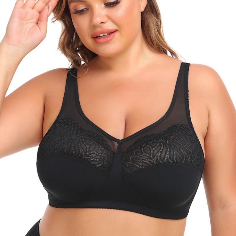 Сексуальный европейский и американский кружевной бюстгальтер большого размера без косточек для женщин, чашка E