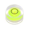 Round Bubble Level, 13x7mm, Mini Circular Bullseye Level for Camera Tripods, Telescopes, Workshops, Turntables, and Picture Frames, Green