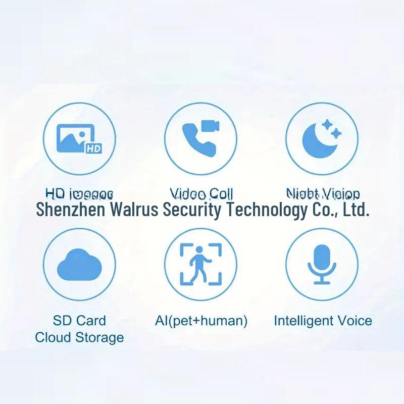 Трансграничная WiFi-камера видеонаблюдения с двусторонней видеосвязью, ночным видением HD и удаленным мобильным мониторингом