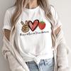 Summer Fashion Women TShirt Funny Rabbit Bunny Flowers Animal Print Tshirt Femme Harajuku Shirt Kawaii Clothes T Shirt Female