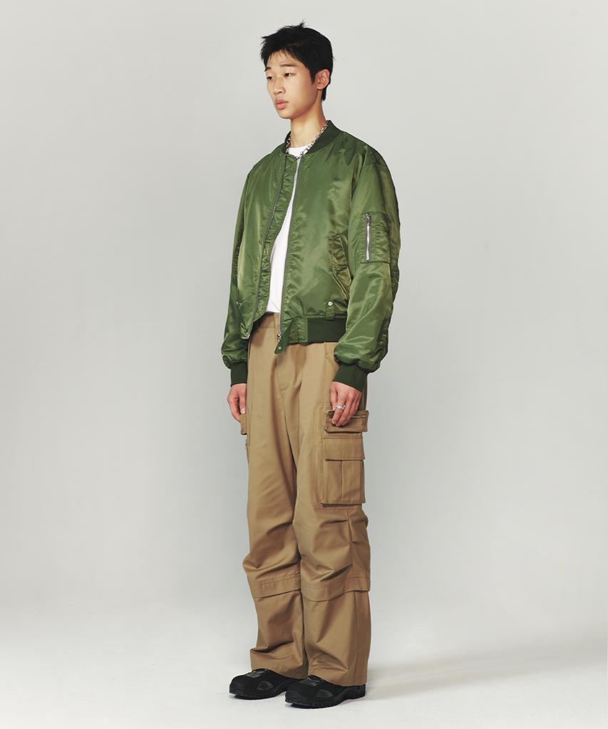 INTEMPOMOOD Out Pocket Cargo Pants_Camel Beige