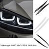 Для Volkswagen Golf 7 MK7 GTI R 2013-2018 Декоративные накладки на фары Брови Украшение фар Стайлинг автомобиля Отделка Аксессуары