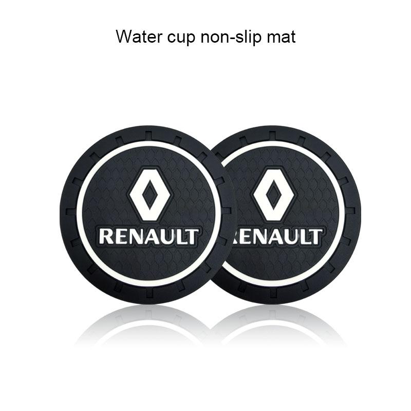 Автомобильный противоскользящий подстаканник, шумопоглощающая подкладка для стакана с водой, автомобильные аксессуары для Renault Dacia Koleos Clio Laguna 2 Megane 2 3 Duster Logan
