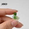Glass Duck Figurine Green Head Figurine, Cute Mandarin Ornament for Car Interior Desk Decor, Miniature Animal Statue Home And Micro Landscape
