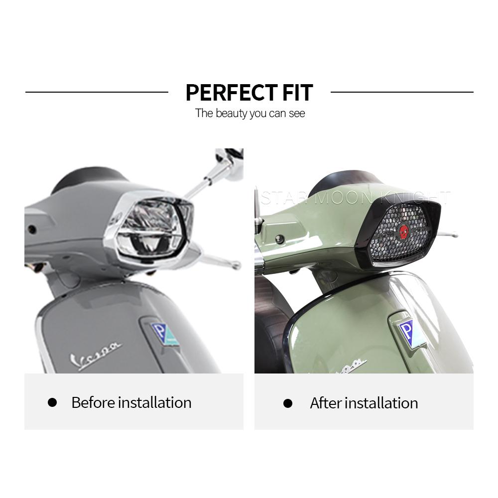 Для Vespa Sprint 150 2017 2018 2022-аксессуары для мотоциклов, защитная решетка для фар, защитная крышка