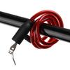 Chain Cable Anti-Theft Steel Spiral Cable Bike Accessories Scooter Safety Bicycle Lock With 2 Keys