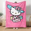 1 шт. Плед Hello Kitty Sanrio Легкий фланелевый плед для дивана кровати путешествий кемпинга гостиной офиса дивана кресла