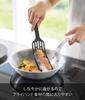 Yamazaki Tower Silicone Handle Long x x Dishwasher Floating 1502 Turner, Black, W6.5 D5.5 H30cm, Safe, Tip,