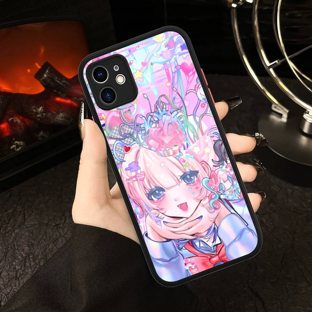 Needy Girl Overdose Game Милый Чехол Для Телефона Девочка Для IPhone 13 12 X XS MAX Pro Max 16 15 11 14 Pro Max Ударопрочный Матовый Чехол