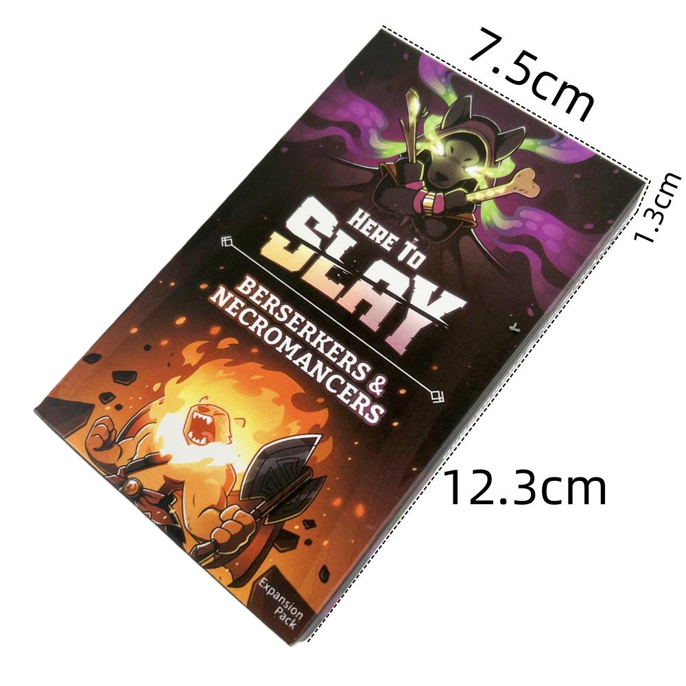 Here to Slay Английская версия Карточной игры Семейное Собрание Вечеринка Досуг Игрушка Подарок