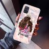 Girl Super Baby Mom Pink Phone Case For Samsung Galaxy A12 A52S A42 A32 A22 A51 A50 Note 20 Ultra 10 S10 Plus A71 A70 A31 A30 A1