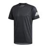 Training Sports Pullover Crew Neck Short Sleeve T-Shirt Men Tops Black DZ7366
