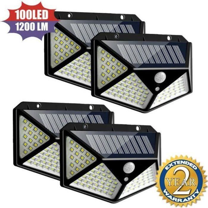 Outdoor Wall Solar Light - COOK - 100 LED - Motion Sensor - IP65 - Waterproof