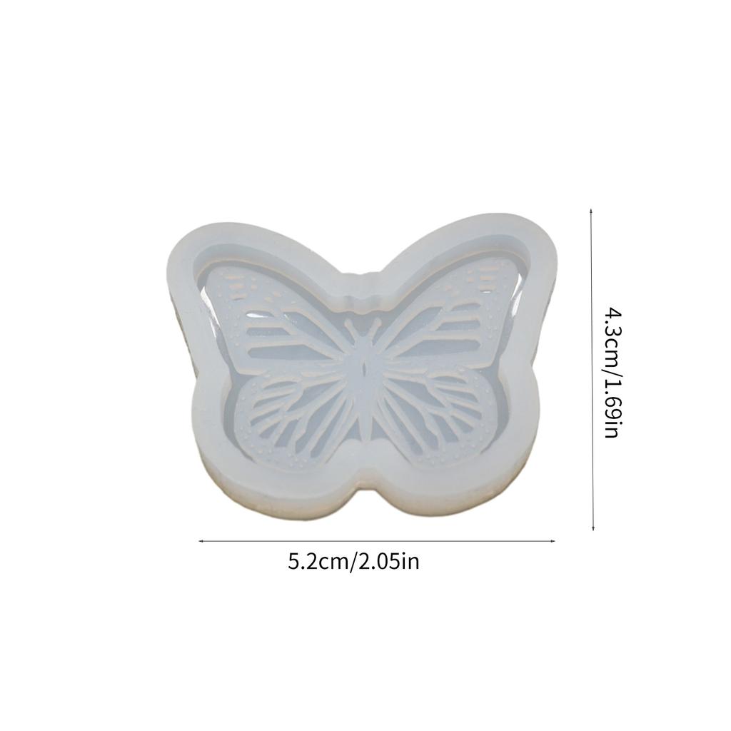 Flexible Silicone Mold Handmade Butterfly Earrings Moulds Pendant Molds Silicone Material Casting Mould for Bag Charm