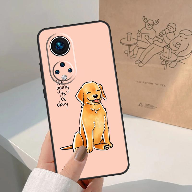 Мультяшная собака Золотистый ретривер Чехол для Honor Magic 8 Pro 7 6 5 Lite Для Honor Win RT 200 400 50 70 90 X8b X9a X9b X9c X9d