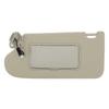 Motoforti Left Driver Side Car Sun Visor Assembly with Mirror and for Nissan Maxima Light, Gray, Plastic, 2016-2021