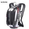 LOCALLION 18L Mountain Bike Black White Patchwork Bag Reflective Cycling for Teenage Girls Rucksack