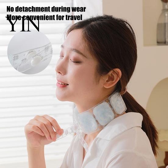 Portable Cooling Neck Ring 1/2Pcs Wrap for Summer, Reusable Adjustable Wearable Ice Pack, Athletic Cooler Heatstroke Prevention Collar Outdoor Cycling