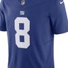Nike X NFL Collaboration New York Giants Daniel Jones V-образный вырез свитер короткий рукав футболка мужские топы синий 31NMNGLH8IF-NZ0