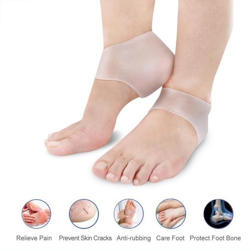 Silicone Gel Heel Foot Protector For Plantar Fasciitis Foot Arch Support Ankle Pain Relief Socks