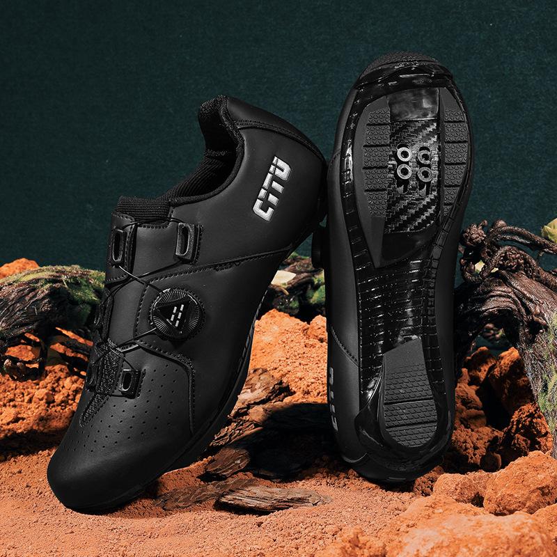 New Road Bike Riding Shoes Men's Mountain Bike Bike Bike Shoe Lock Competition Road Bike Lock Shoe Set Women's Cycling Shoes