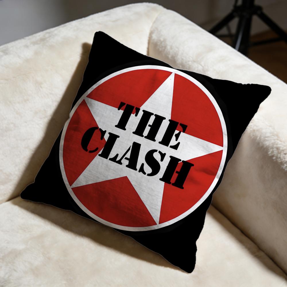 Stylish Tthe Clashful Cushion Cover Soft Decorative Pillow Case Suitable for Bedroom Sofa Car Travel Use
