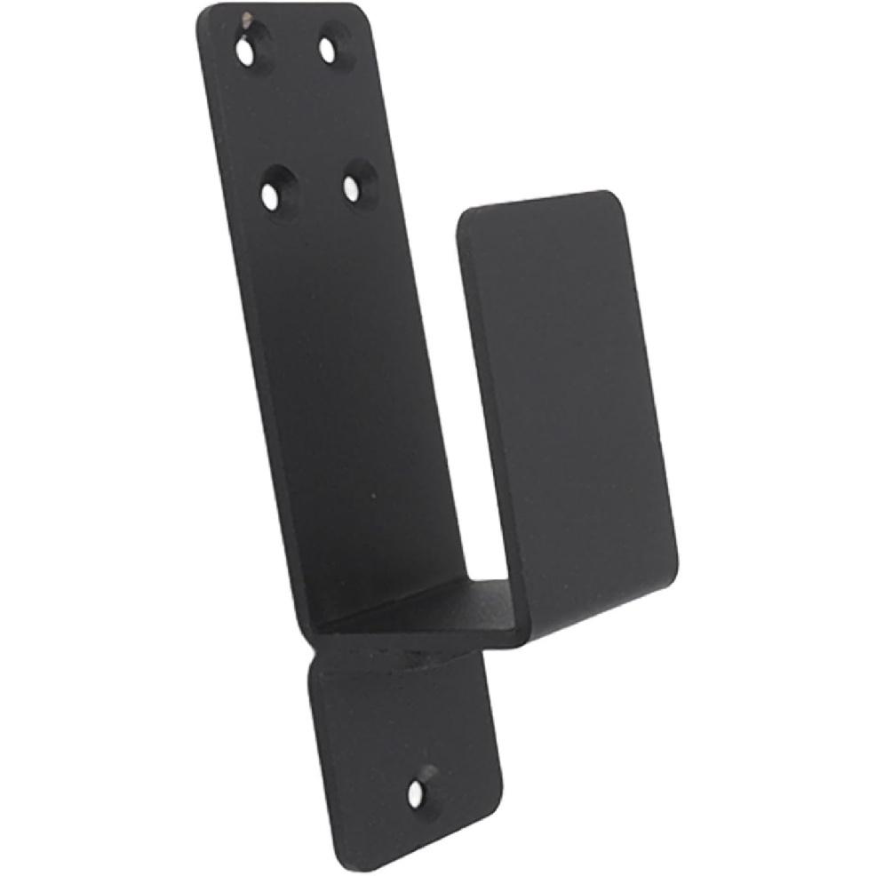 Gate Bar Bracket, Reinforced Gate Barricade Brackets, , 2 Pieces U Shaped with Screws for 2x4 Boards (Black), Generic3pfu9w7sek-11