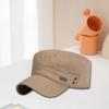 Unisex Cadet Military Cap Adjustable Tactical Operator Cap Flat Top Baseball Cap Outdoor Sun Hat for Walking Yachting