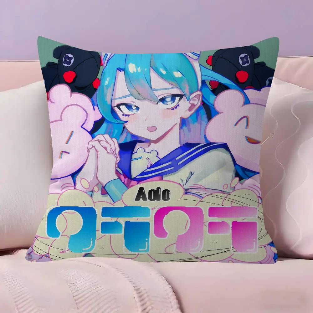 Singer Ado COOL Girl Pillow Gift Home Office Decoration Pillow Bedroom Sofa Car Cushion CoverPillow Case