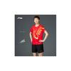 Шорты для настольного тенниса Li Ning с логотипом, средней посадкой, удобные, дышащие, прямые, женские, черные AAPU212-1