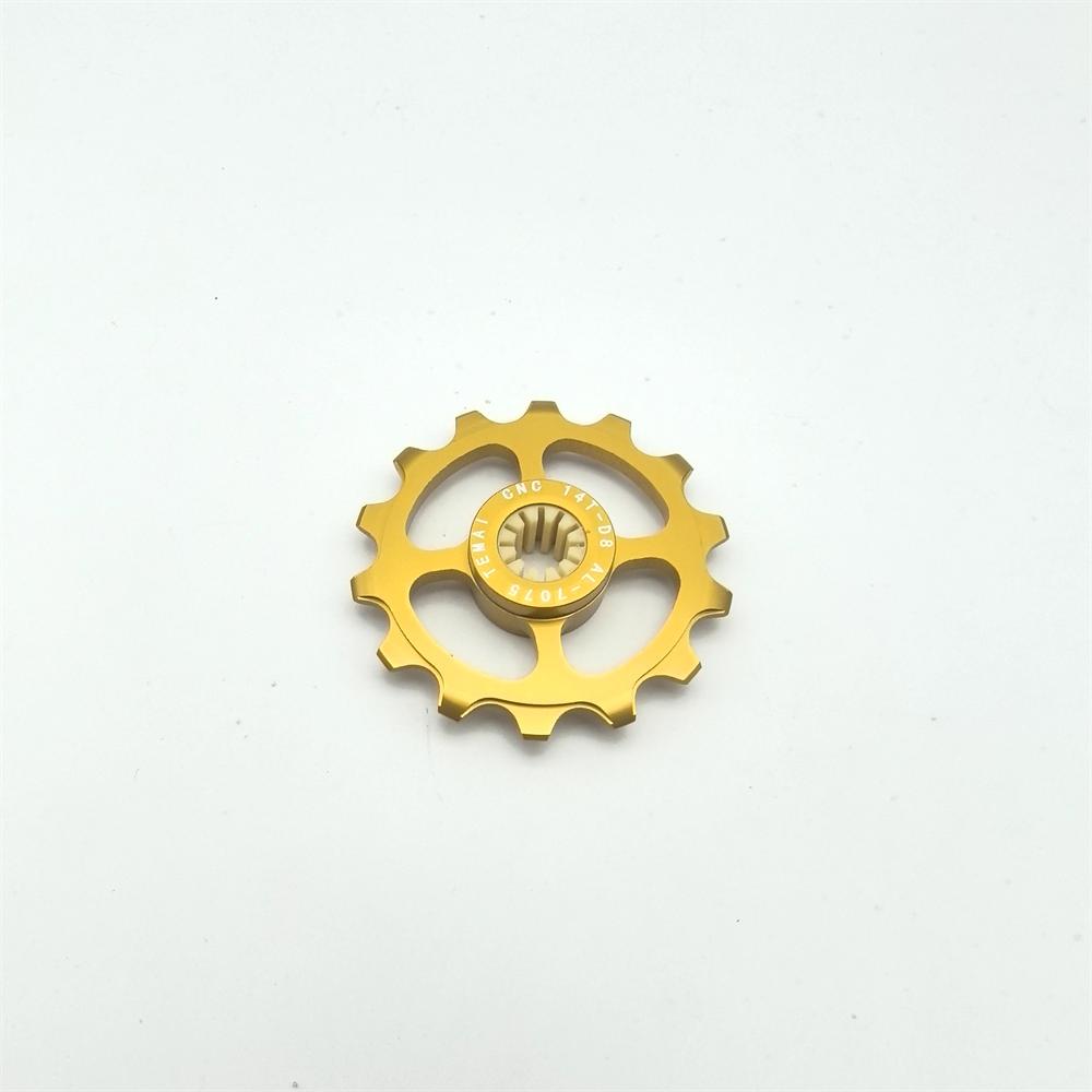 Folding bicycle chain tensioner wheel 14T for brompton A C P Tline chain tensioner pulley 8mm hole