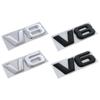 3D Metal V6 V8 Logo Car Emblem Badge Decals Sticker For To-yota FJ Land Cruiser Highlander JE-EP Wrangler Fender Trunk Accessories