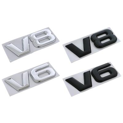 3D металлический V6 V8 логотип эмблема автомобиля значок наклейки наклейка для To-yota FJ Land Cruiser Highlander JE-EP Wrangler крыло багажник аксессуары