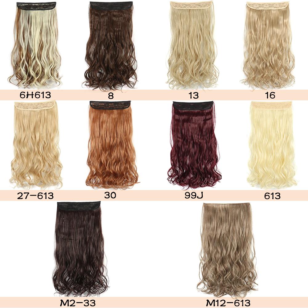 Синтетические длинные волнистые невидимые накладные пряди для волос с секретной прозрачной леской для волос для женщин без зажима для волос