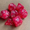 7pcs/lot Polyhedral Dice Set Double-Colors Dice D4 D6 D8 D10 D% D12 D20 for DND RPG Table Games