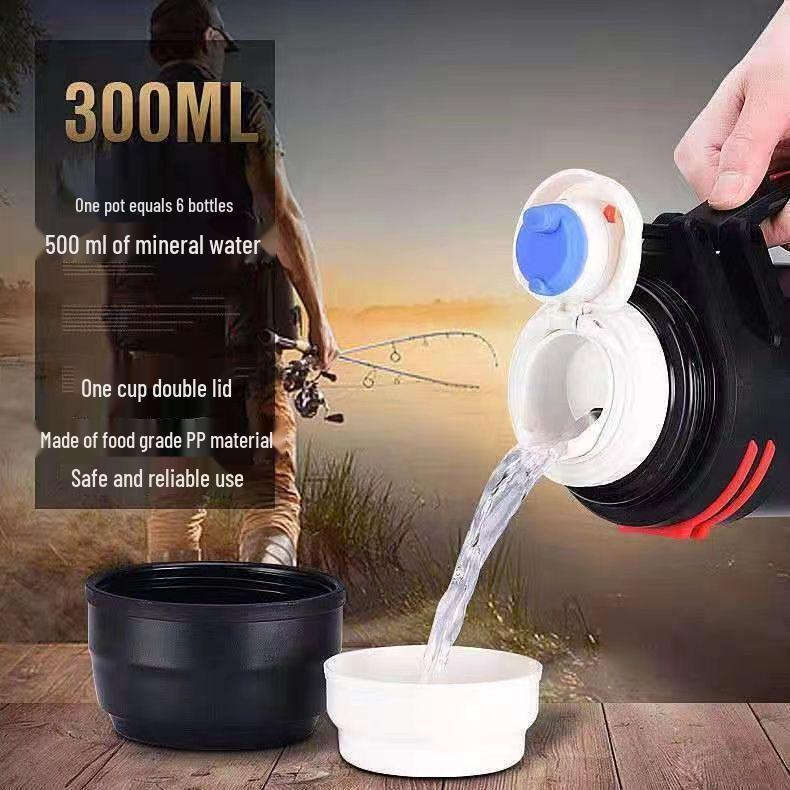 Изолированная термобутылка из нержавеющей стали 304 - Портативная бутылка для воды с широким горлышком и большим объемом для путешествий на открытом воздухе