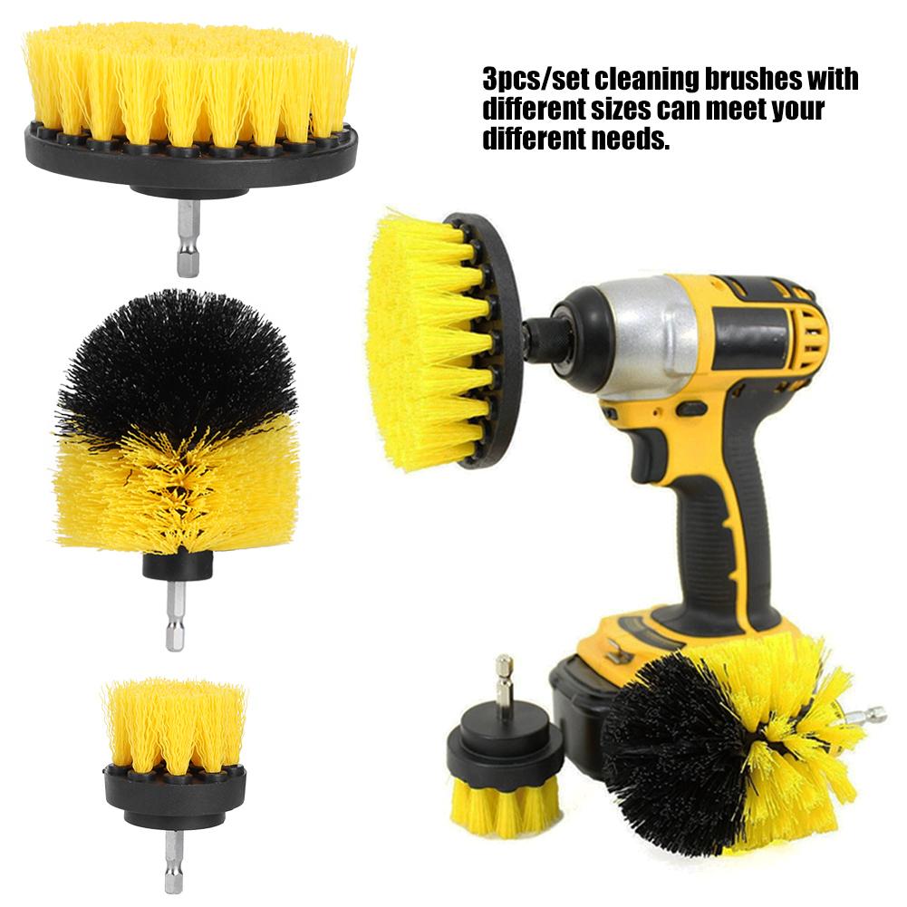 3 шт./набор 2 дюйма 3,5 дюйма 4 дюйма нейлоновая щетка для чистки дрелей щетка для затирки швов плитки в ванной комнате