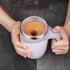 380ml Self Stirring Mug 304 Stainless Steel Water Bottle Insulated Mixing Coffee Cup