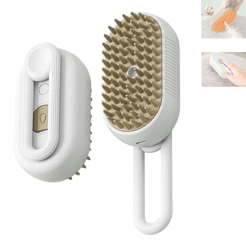 3 в 1 щетка для чистки шерсти домашних животных с паром для собак и кошек, паровая щетка для ухода за шерстью, спрей для ухода за шерстью с паром