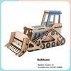 Детская деревянная 3D-головоломка, модель автомобиля, украшения, сделай сам, детские развивающие игрушки ручной работы